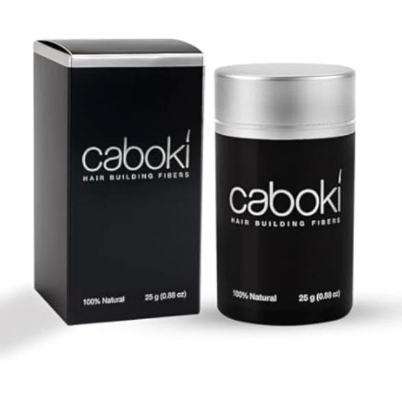 Caboki Hair Fibers – Natural Keratin Hair Thickener for Thin Hair & Bald Spots